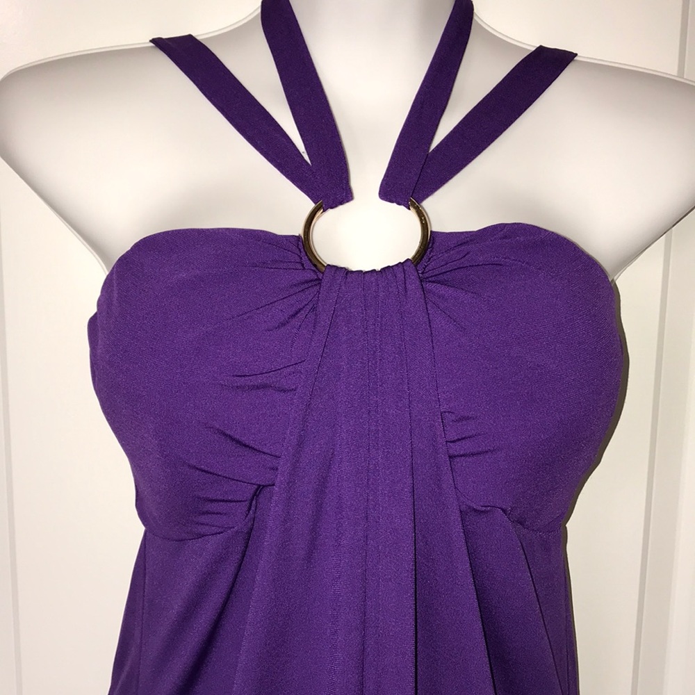 Hi-Lo Dress with Convertible Straps - Formal